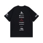 Replica Balenciaga 2024 Multi-element LOGO front and back printed LOGO short-sleeved T-shirt