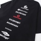 Replica Balenciaga 2024 Multi-element LOGO front and back printed LOGO short-sleeved T-shirt