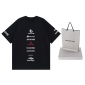 Replica Balenciaga 2024 Multi-element LOGO front and back printed LOGO short-sleeved T-shirt