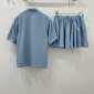 Replica Prada Short sleeve pleated half skirt suit