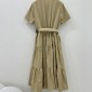 Replica DIOR Workwear style shirtbuckle design dress