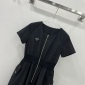 Replica Prada Crew neck short-sleeved dress