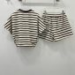 Replica Celine Striped casual shorts suit