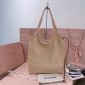 Replica Miu Miu Palm Shopping Bag in Metallic | Lyst