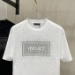 Replica VERSACE Girls Black Cotton Crystal T-Shirt