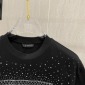 Replica VERSACE Girls Black Cotton Crystal T-Shirt