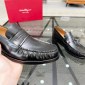 Replica Ferragamo Men's business leather shoes