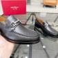 Replica Ferragamo Men's business leather shoes