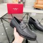 Replica Ferragamo Men's business leather shoes