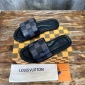 Replica Louis Vuitton Venice series flat slippers