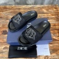 Replica DIOR aqua series Flip-flops on the beach