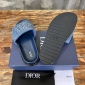 Replica DIOR aqua series Flip-flops on the beach