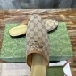 Replica GUCCI double G logo half slippers