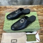 Replica GUCCI Leather half slippers