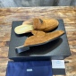 Replica Prada logo Suede half slippers