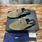 Replica Prada logo Suede half slippers