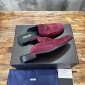 Replica Prada logo Suede half slippers