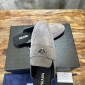 Replica Prada logo Suede half slippers