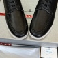 Replica Prada lace-up Leather Loafers