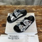 Replica Alexander McQueen 2024 leather slippers