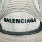 Replica Balenciaga round head lace-up LOGO print low top Daddy shoes