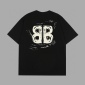 Replica Balenciaga Bullet screen monogram print short-sleeved T-shirt