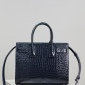 Replica Saint Laurent alligator embossed organ bag