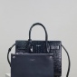 Replica Saint Laurent alligator embossed organ bag