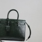 Replica Saint Laurent alligator embossed organ bag