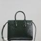 Replica Saint Laurent alligator embossed organ bag