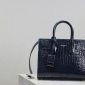 Replica Saint Laurent alligator embossed organ bag