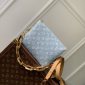 Replica Louis Vuitton Cotton denim Chain shoulder bag