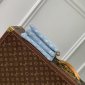 Replica Louis Vuitton Cotton denim Chain shoulder bag