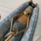 Replica Louis Vuitton Cotton denim Chain shoulder bag