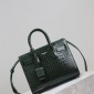 Replica Saint Laurent alligator embossed organ bag