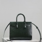 Replica Saint Laurent alligator embossed organ bag