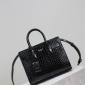 Replica Saint Laurent alligator embossed organ bag