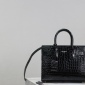 Replica Saint Laurent alligator embossed organ bag