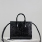 Replica Saint Laurent alligator embossed organ bag