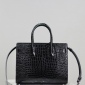 Replica Saint Laurent alligator embossed organ bag