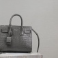 Replica Saint Laurent alligator embossed organ bag