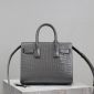 Replica Saint Laurent alligator embossed organ bag