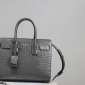 Replica Saint Laurent alligator embossed organ bag