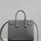 Replica Saint Laurent alligator embossed organ bag