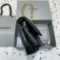 Replica Balenciaga Mini Monaco Cracked underarm bag