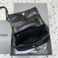 Replica Balenciaga Mini Monaco Cracked underarm bag