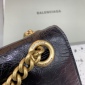 Replica Balenciaga Crackle hourglass chain bag