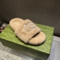 Replica GUCCI Diamond button wool slippers