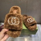 Replica GUCCI Diamond button wool slippers