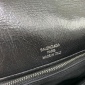 Replica Balenciaga black Small Leather Soft Flap Shoulder Bag